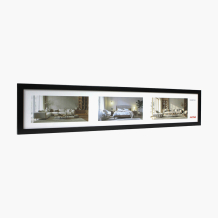 Fotorámček Panoramatický rám 15x90 čierny, 15x90 cm