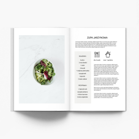 Cookbook minimalistický fotokniha, 20x30 cm