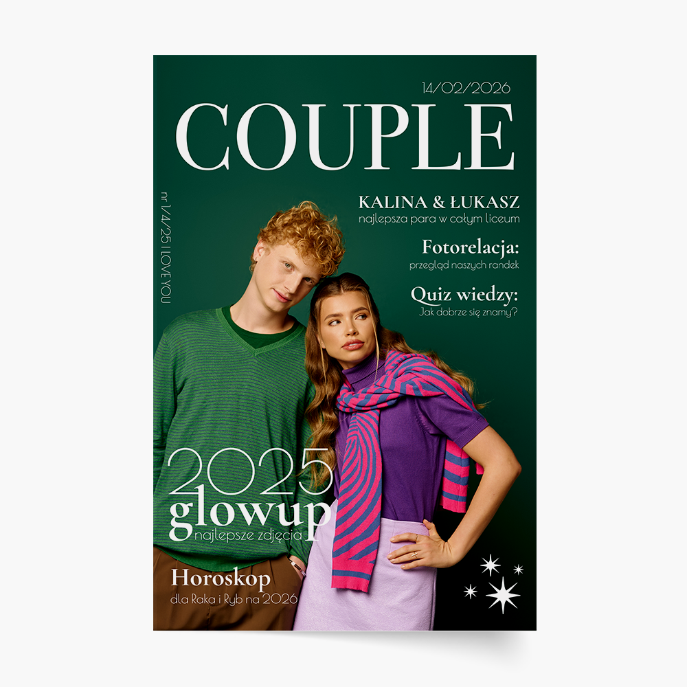 Plagát, Plagát Couple obál magazínu, 40x60