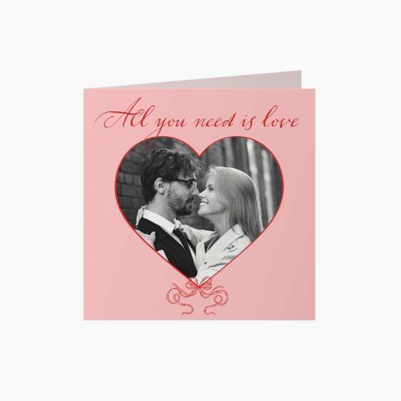 Fotoprianie All you need is love, 14x14 cm