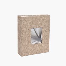 Fotoalbum Bežový album s okienkom 304 fotografií, 10x15 cm