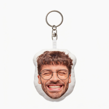 Plyšový prívesok na kľúče Váš tvar Face, 10 cm