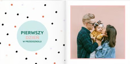 Prvý deň škôlkara fotokniha, 20x20 cm