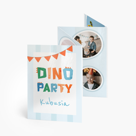 Leporelo z fotografií, Kolekcia Party - Dinosaury