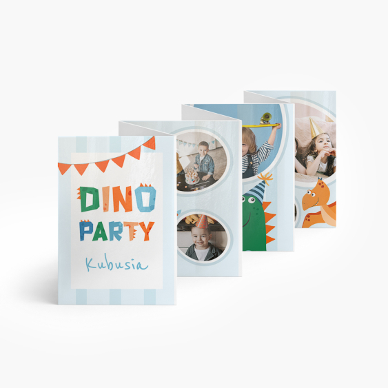 Leporelo z fotografií, Kolekcia Party - Dinosaury