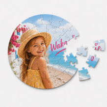 Puzzle v tvare kruhu, Váš projekt, 45 prvkov