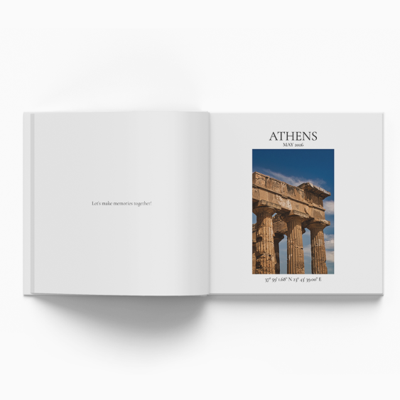Classic: Ateny fotokniha, 30x30 cm