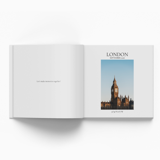Classic: Londyn fotokniha, 20x20 cm