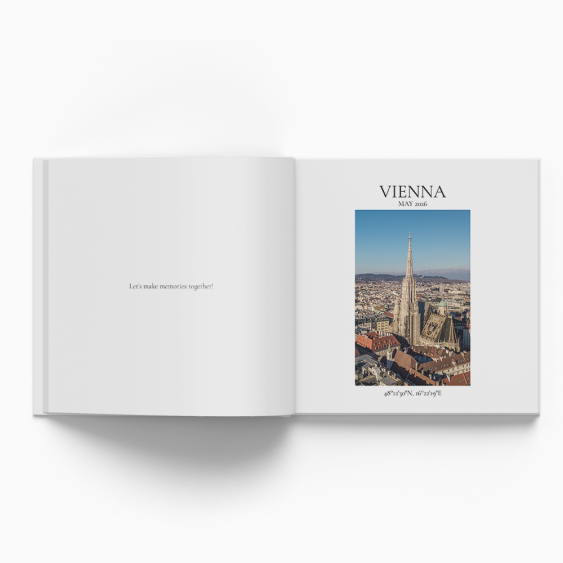 Classic: Viedeň fotokniha, 20x20 cm