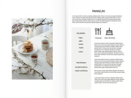 Cookbook minimalistický fotokniha, 20x30 cm