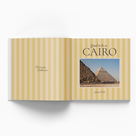 Cairo Memories fotokniha, 20x20 cm