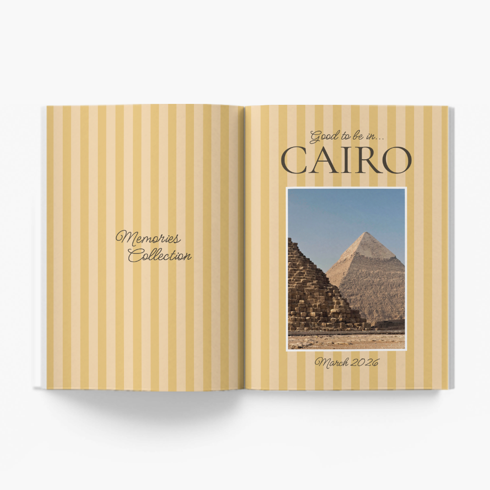 Cairo Memories fotokniha, 20x30 cm