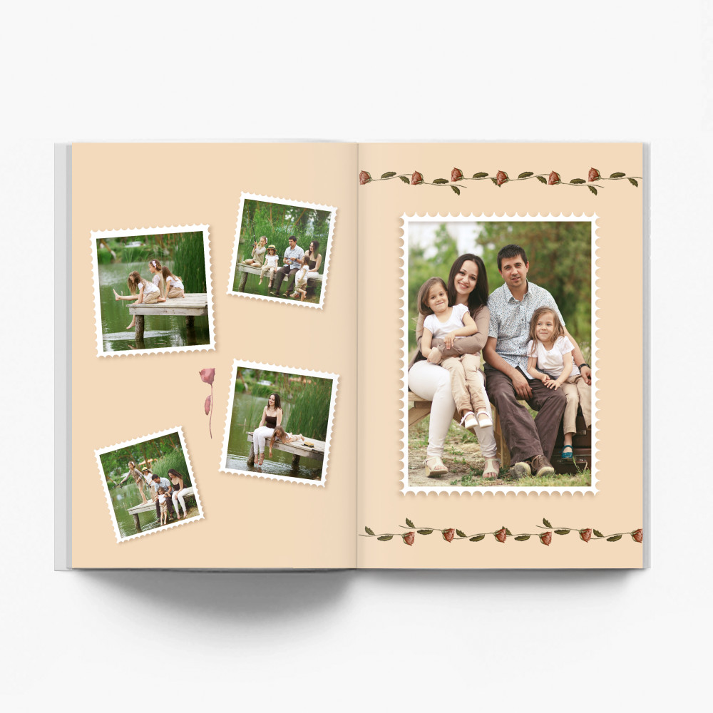 Retro fotokniha, 20x30 cm