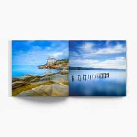 Cestovateľský album fotokniha, 20x20 cm