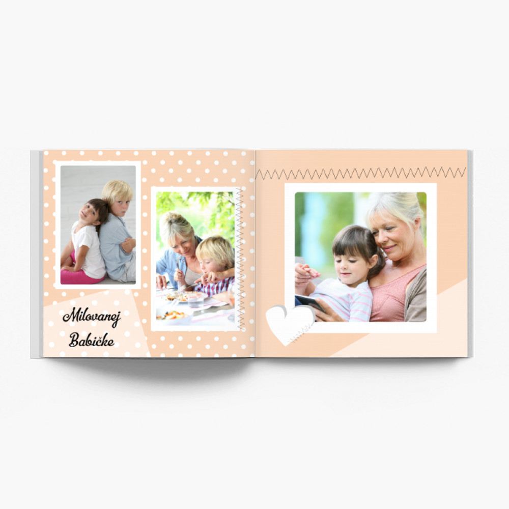 Pre milovanú babičku fotokniha, 20x20 cm
