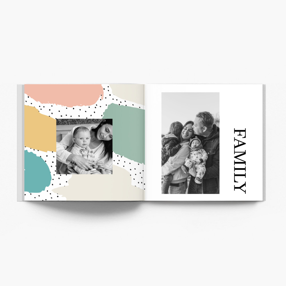 Rodina instabook, mini fotokniha, 15x15 cm