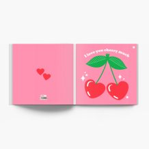 I love you cherry much  fotokniha, 30x30 cm