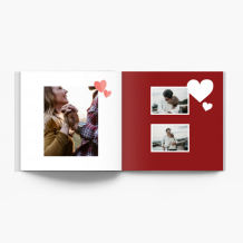 Milenci fotokniha, 20x20 cm