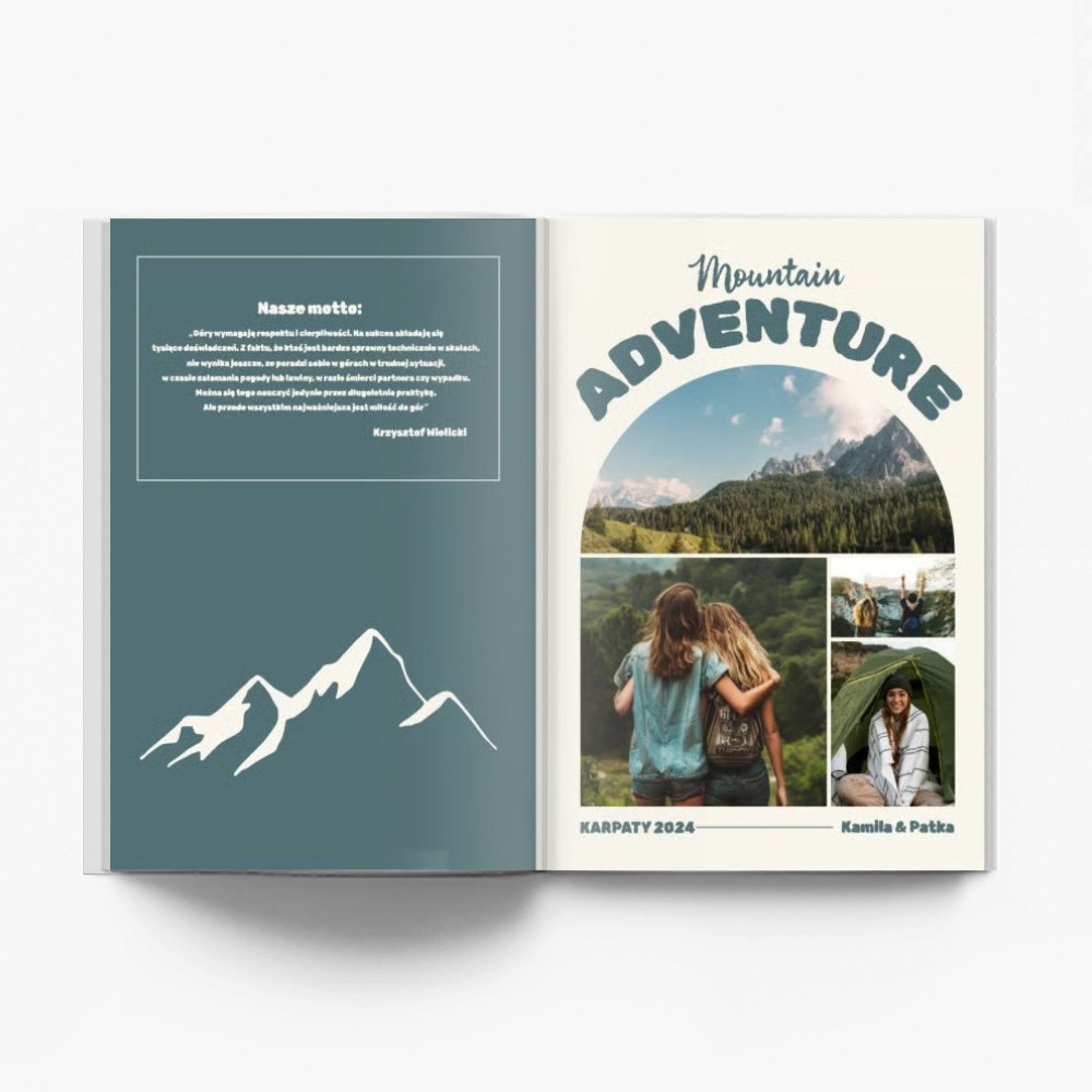 Mountain Adventure fotokniha, 20x30 cm