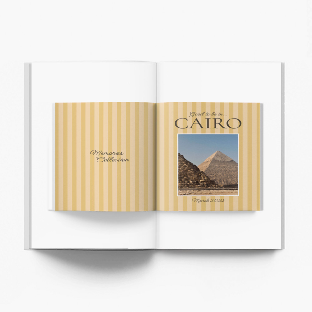 Cairo Memories fotokniha, 20x30 cm