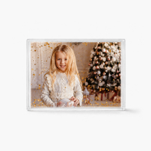 Fotorámček Vodný fotorámik so zlatými trblietkami, 10x15 cm