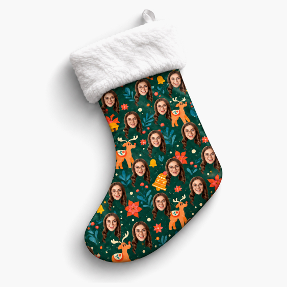 Vianočná ponožka Reindeer