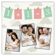 Fotopanel, 1+1=3, 15x15 cm
