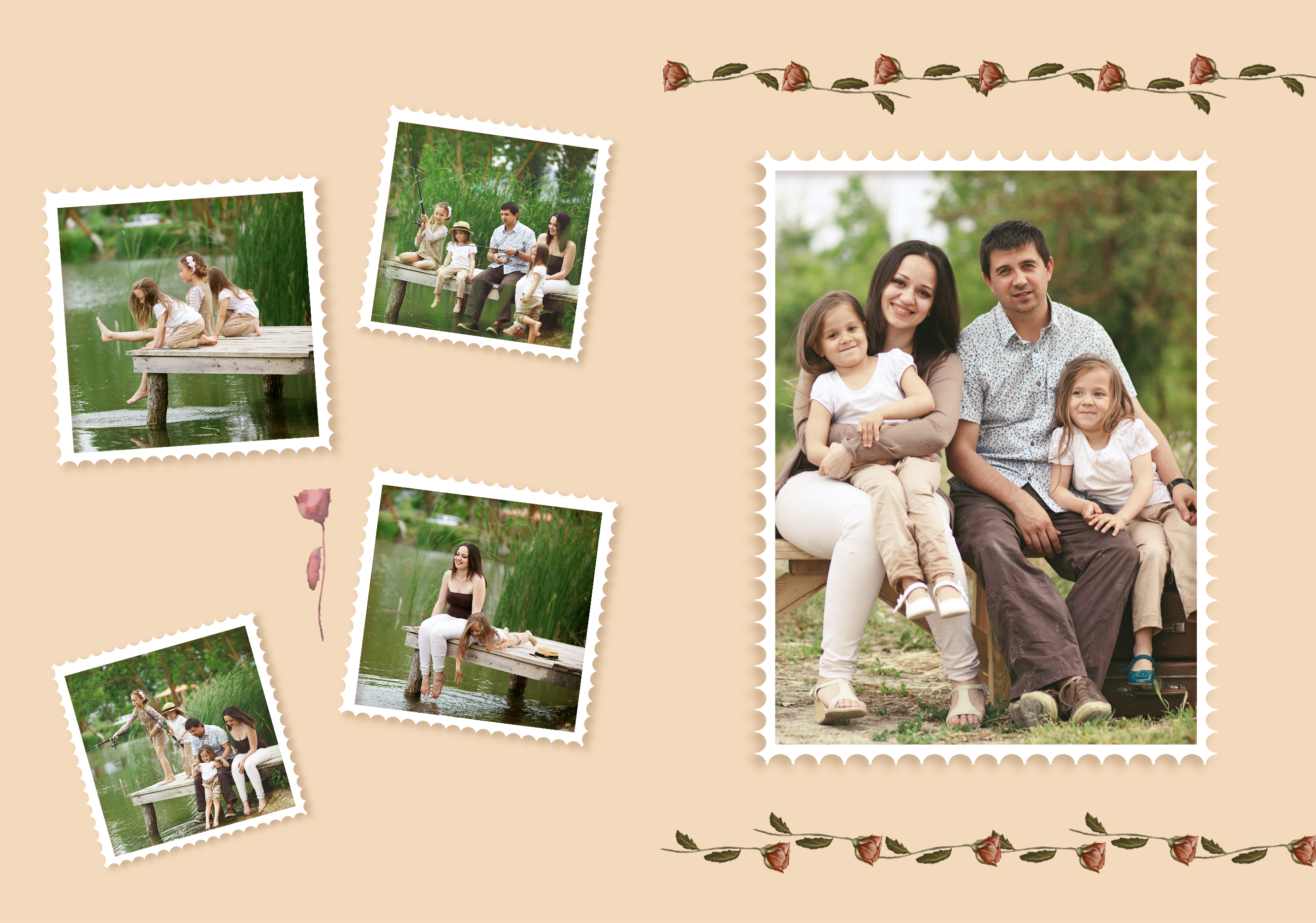 Retro fotokniha, 20x30 cm